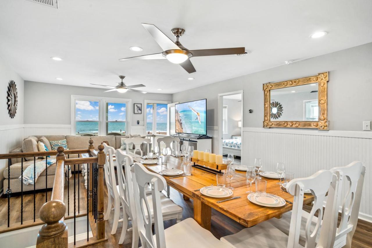 Ocean Daze - Sleeps 22, Direct Oceanfront, Renovated May 2022 Holden Beach Exterior foto